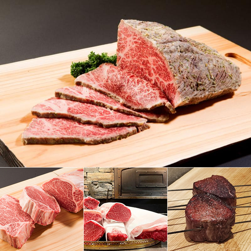 【窯焼きステーキ福田　特別コラボ】特選牝牛 シャトーブリアン極み窯焼きローストビーフ 約500g